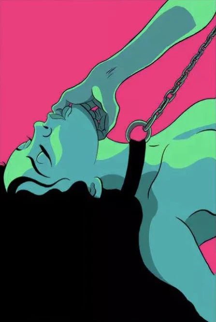 Captivating Wall Print Oil Poster with vibrant colors and artistic, erotic and bold design, perfect for home decor. - Yeete