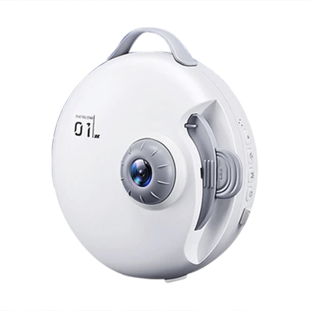 Galaxy Projector with 360° rotation and planetarium lamp, USB powered for house parties and bedroom decor. - Yeete