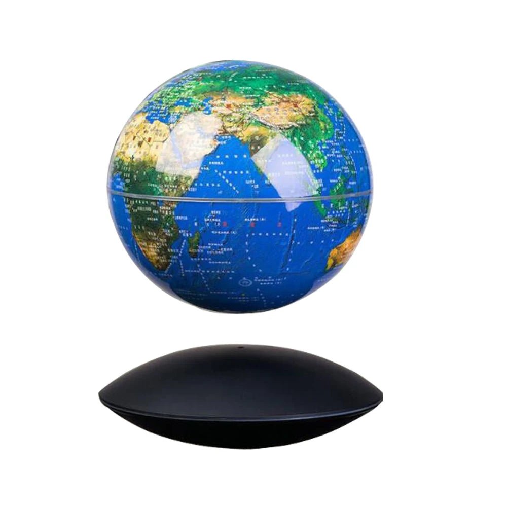 Magnetic Levitation LED Night Light with a 3D design, creating a colorful rotating galaxy, perfect for home decor and gifting. - Yeete